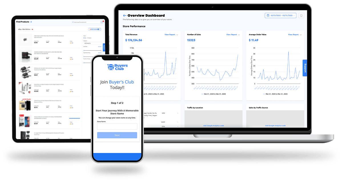 Buyers Club — catalog, dashboard and mobile app